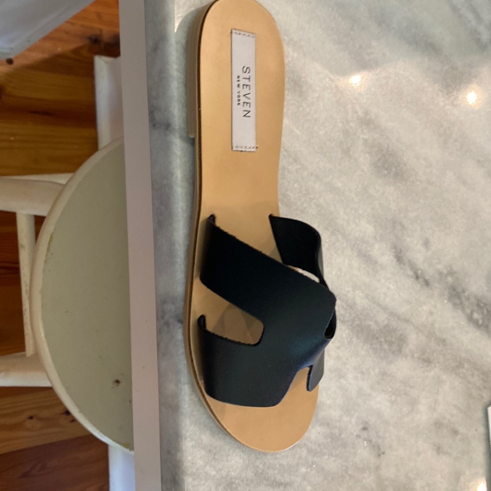 Greek key sandals made in Italy